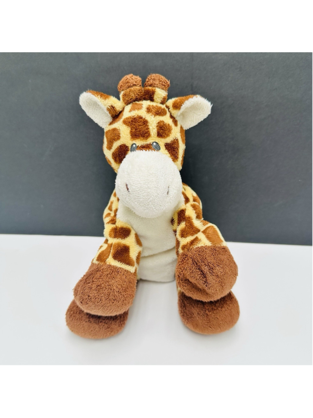 Ty Pluffies TipTop Giraffe 9” Plush Stuffed Animal 2006 Yellow Pluffie Tylux
